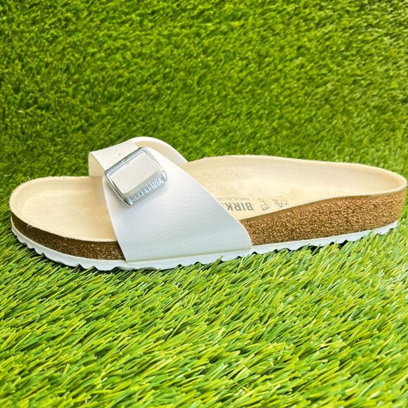 Birkenstock Madrid Birko-Flor Mens Size 9 Womens 11 White Walking Slide Sandals main image 9